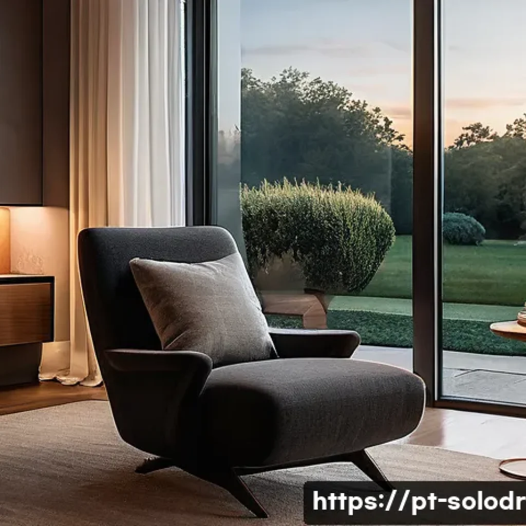 혼술과 스마트 디바이스 활용법 - **"Cozy 'Solo Sanctuary' with Smart Lighting"**
A person in their late 20s to early 40s, dressed...